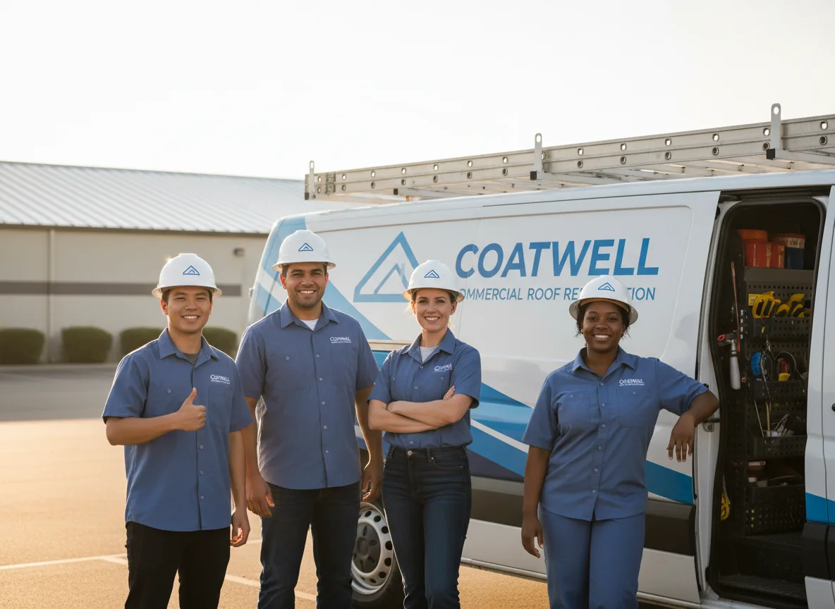 Commercial roof coating company in Corsica, SD